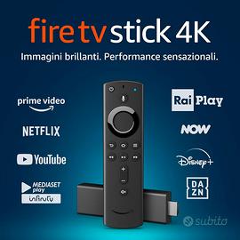 Fire TV Stick 4K Ultra HD con telecomando Alexa