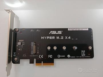 Scheda ASUS Hyper M.2 x4 PCIe M.2 fino a 22110