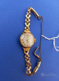 Tissot laminato oro vintage anni 30 stile Art Deco