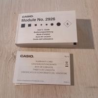 libretto istruzioni per orologio Casio E-753 