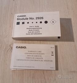 libretto istruzioni per orologio Casio E-753 