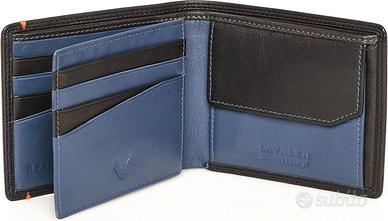 Portafoglio Uomo Pelle - Portamonete con Cerniera