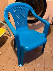 Sedia plastica bambino
