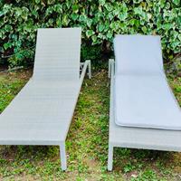 1 o 2 Lettini Prendisole in Midollino con Cuscini