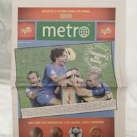giornale Metro Italia campione del mondo 2006