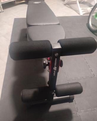 panca addominali+ manubri 