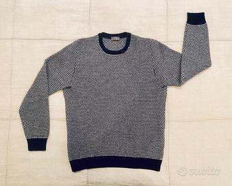 Pullover maglione Barba Napoli blu tg. 52 XL