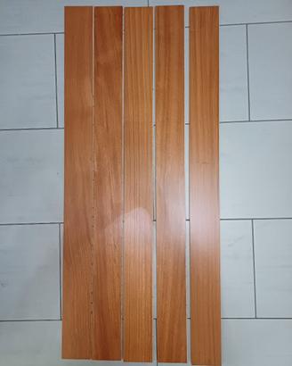 Parquet prefinito in Doussie' circa 3 mq. Nuovo.