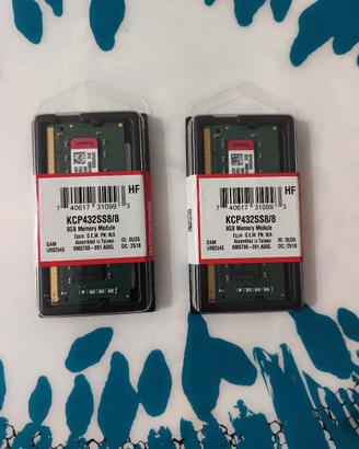 16GB DDR4 RAM KINGSTON KCP432SS8/8 2x 8Gb SODIMM