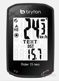 ciclocomputer gps bryton ryder 15 neo