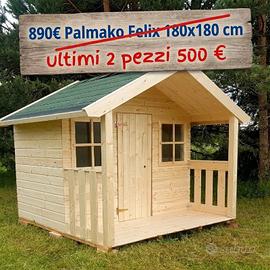 Casetta per bambini FELIX 180x180x169h spess. 16mm