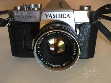 Yashica TL Electro X più accessori vari