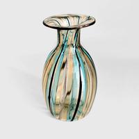 Vaso in vetro di Murano vintage di Luigi Camozzo