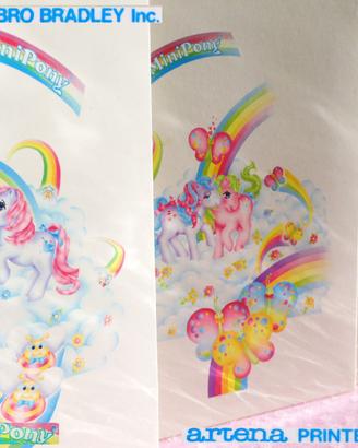 🦄 Mio Mini little PONY Vintage G1 Quaderni Anelli