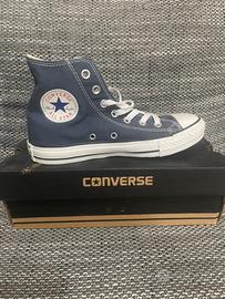 Converse alte blu clearance elettrico