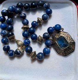 Collana in Sodalite