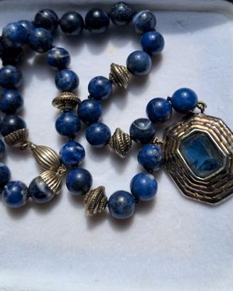 Collana in Sodalite