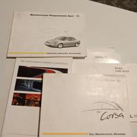 Libretto uso e manutenzione Opel Corsa