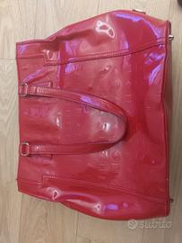 Borsa Rossa Lucida Ecopelle Verniciata  Laura Biag