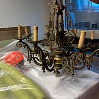 Lampadario stile barocco anni 70