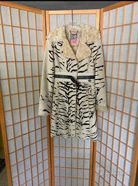 Cappotto Golden Cut teddy eco pelliccia. Taglia L