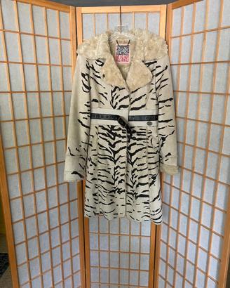 Cappotto Golden Cut teddy eco pelliccia. Taglia L