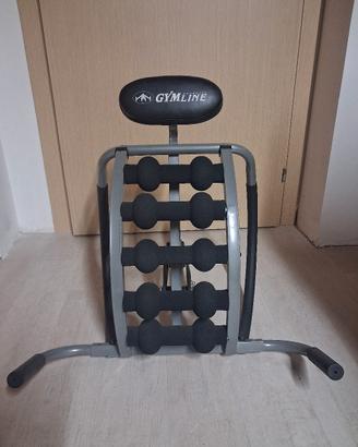 attrezzo per addominali gymline advanced 