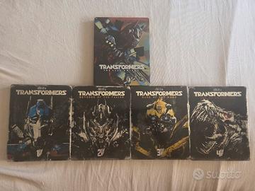 dvd transformer steelbook 5film blu-ray collezione