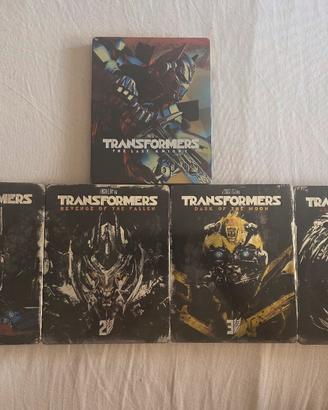 dvd transformer steelbook 5film blu-ray collezione