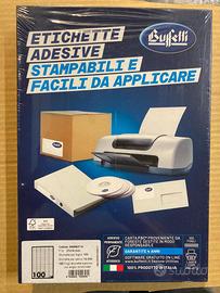 Confezione 10000 etichette 37X14 adesive