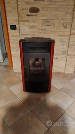 Stufa NORDICA a pellet e tubi