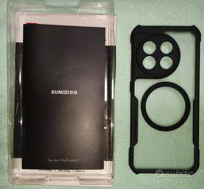 Cover per OnePlus 11 5G, trasparente e nero 