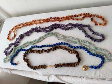 Collane e fili Pietre Dure Ametista Lapislazzuli