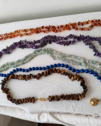 Collane e fili Pietre Dure Ametista Lapislazzuli