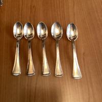 Cucchiaini da tè in argento 1000 anni 50 vintage