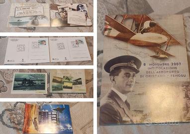 2 Cofanetti Postali Aviazione: Oristano e Comina