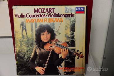 Mozart- mayumi fujikawa violinkonzerte 4 LP