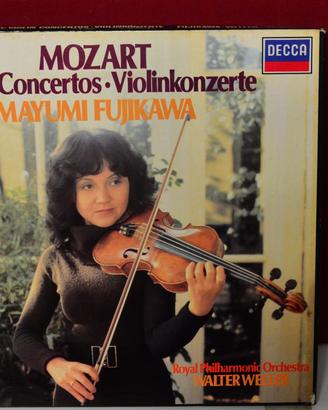Mozart- mayumi fujikawa violinkonzerte 4 LP