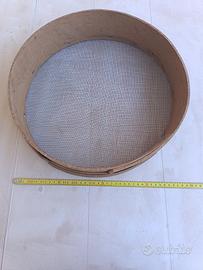 Setaccio in legno e metallo antico 