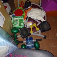 Mtb Shimano attrezzi palestra panca cyclette pesi