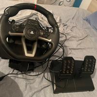 Volante e pedali RAW per playstation