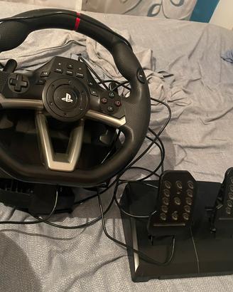Volante e pedali RAW per playstation