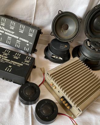 Kit impianto auto a 3 vie completo