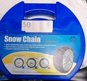 Catene per la neve mai usate 