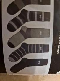 Calzini uomo Crosshatch 5 paia nuovi 40-46