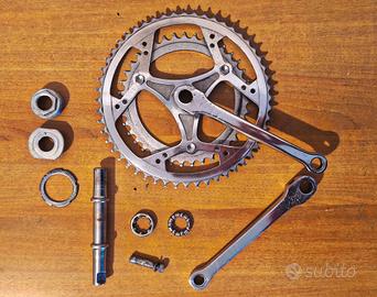 Guarnitura doppia corona 53/39 d'epoca anni 70