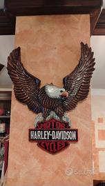 Insegna Harley-Davidson con aquila – arredo garage