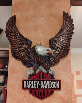 Insegna Harley-Davidson con aquila – arredo garage