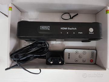 Switch HDMI 3 porte con telecomando