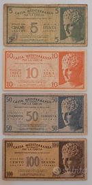 DRACME 5-10-50-100 OCCUPAZIONE GRECIA 1941 WW2